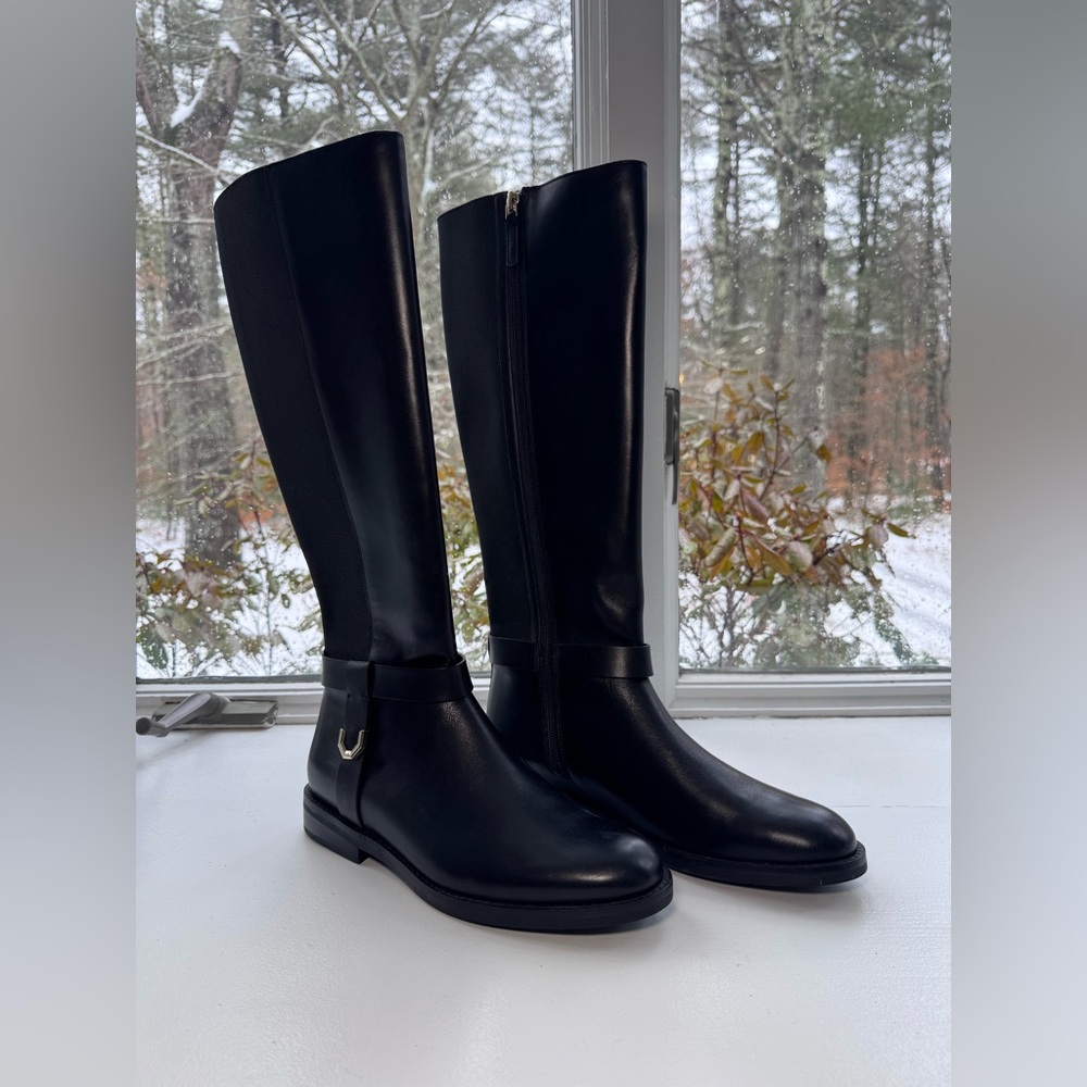 Cole Haan Black Knee High Boots